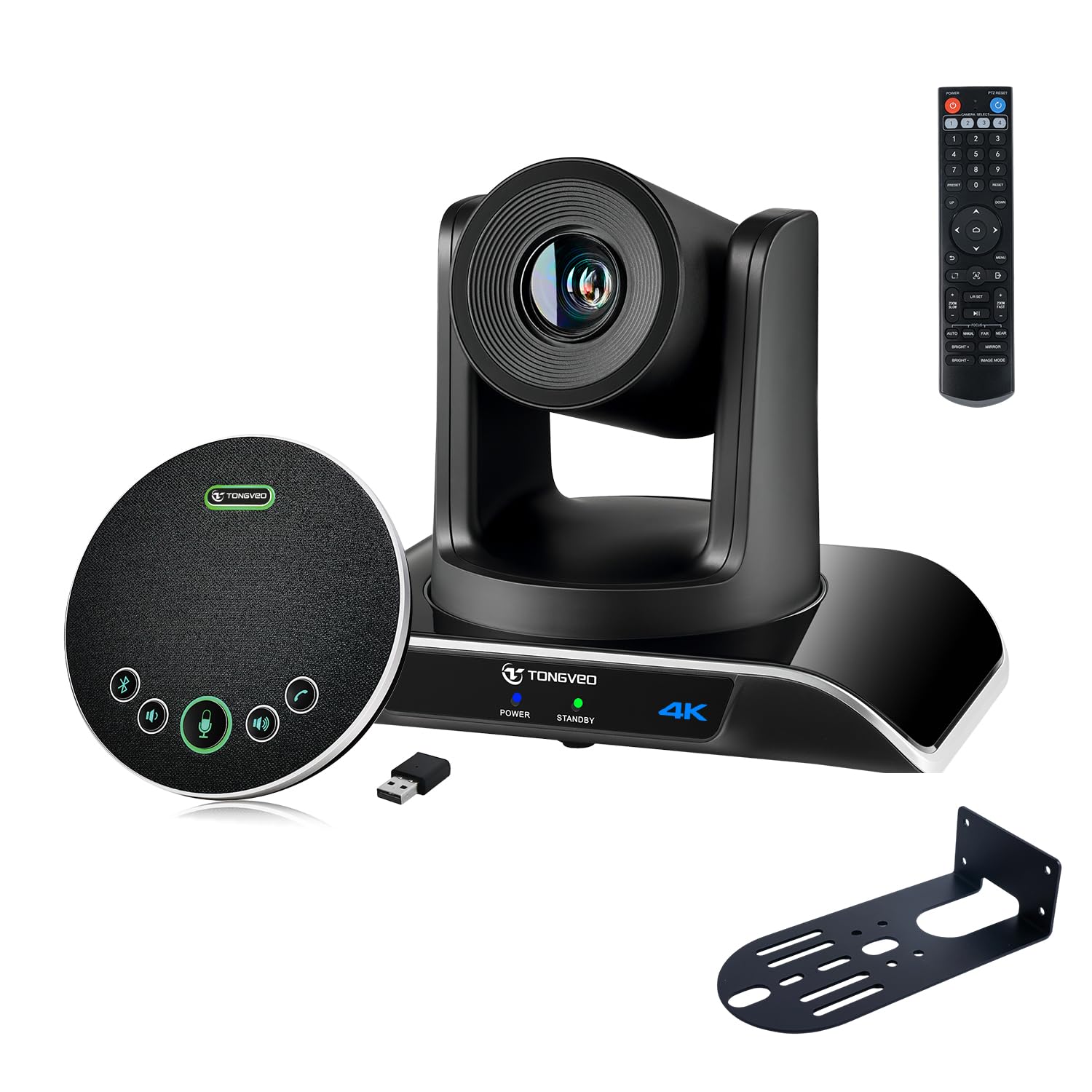Amazon.com: TONGVEO 4K PTZ Conference Room Camera System AI Auto